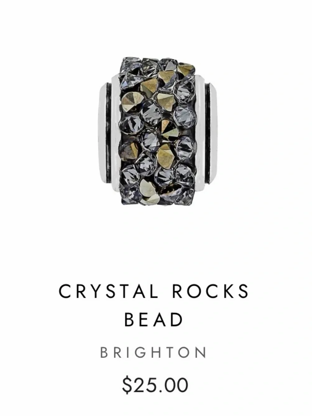 🤍Brighton ‘Crystal Rocks’ Spacer/Bead!